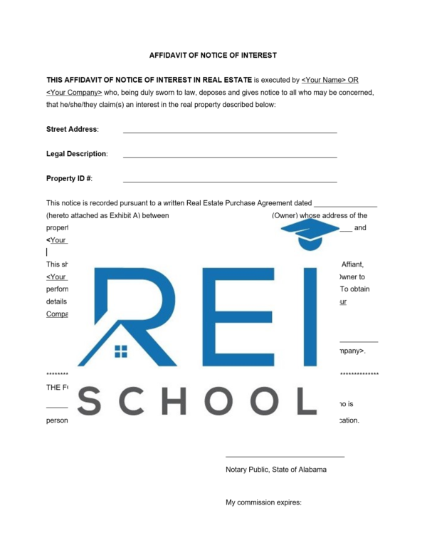 Notice of Interest